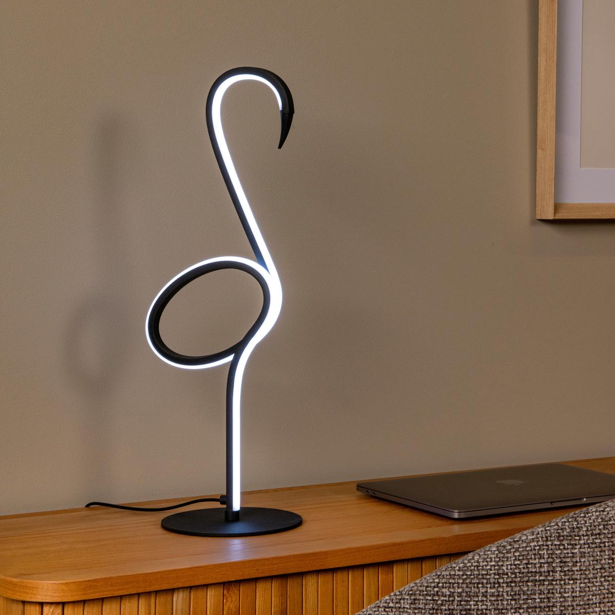 LAMPA STOŁOWA LED 05545/06/99 - FLAMINGO - czarny/różnokolorowy, Lifestyle, metal (15/18.1/49.5cm) - Lucide