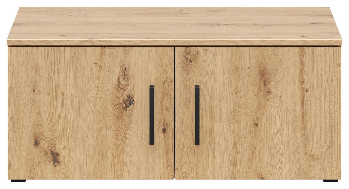 Nadogradnja Za Ormar Multi - hrast Artisan/crna, Moderno, drvni materijal/plastika (80/35/40cm) - Modern Living