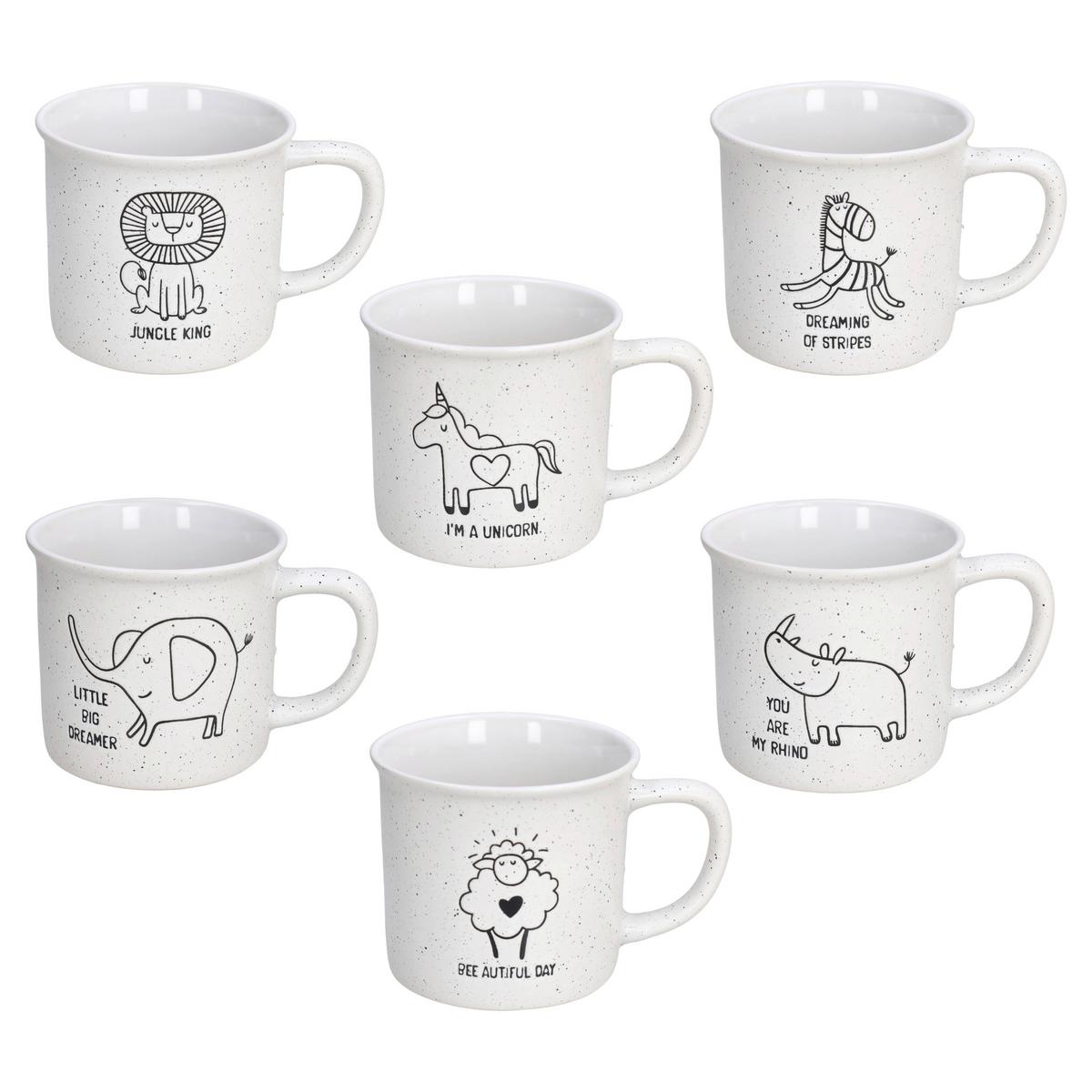 Lonček Little Funny Ones - bela, Trendi, keramika (10/10/9cm) - Tognana