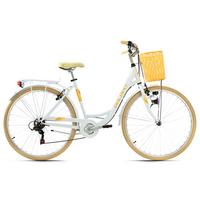 Citybike 28'' Cantaloupe RH 48cm - Gelb/Weiß, Basics, Metall (180/70cm) - Atrigo