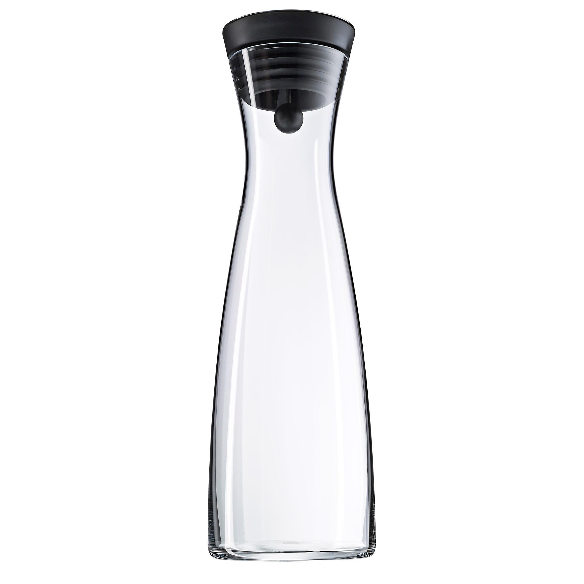 KARAFKA NA WODĘ 0617726040 WMF - przejrzysty/czarny, Basics, tworzywo sztuczne/metal (1,5l) - WMF