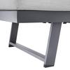 TUINBANK LOAN - Antraciet/Donkergrijs, Modern, Hout/Textiel (210/84/78cm) - Bessagi Garden