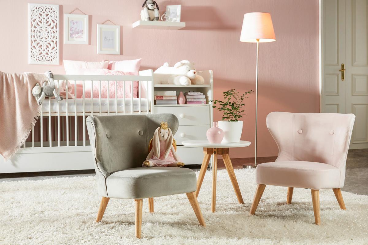 Gitterbett in Weiss ca. 70x140cm - Weiss, Modern, Holzwerkstoff (204,4/95/75cm) - Premium Living