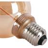 LED-LJUSKÄLLA C82218MM - bärnstensfärgad, Klassisk, metall/glas (8/12,2cm) - Mömax