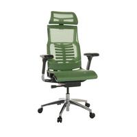 Drehstuhl Dynafit II Grün - Silberfarben/Schwarz, Basics, Kunststoff/Textil (67/119-135/60cm) - MID.YOU