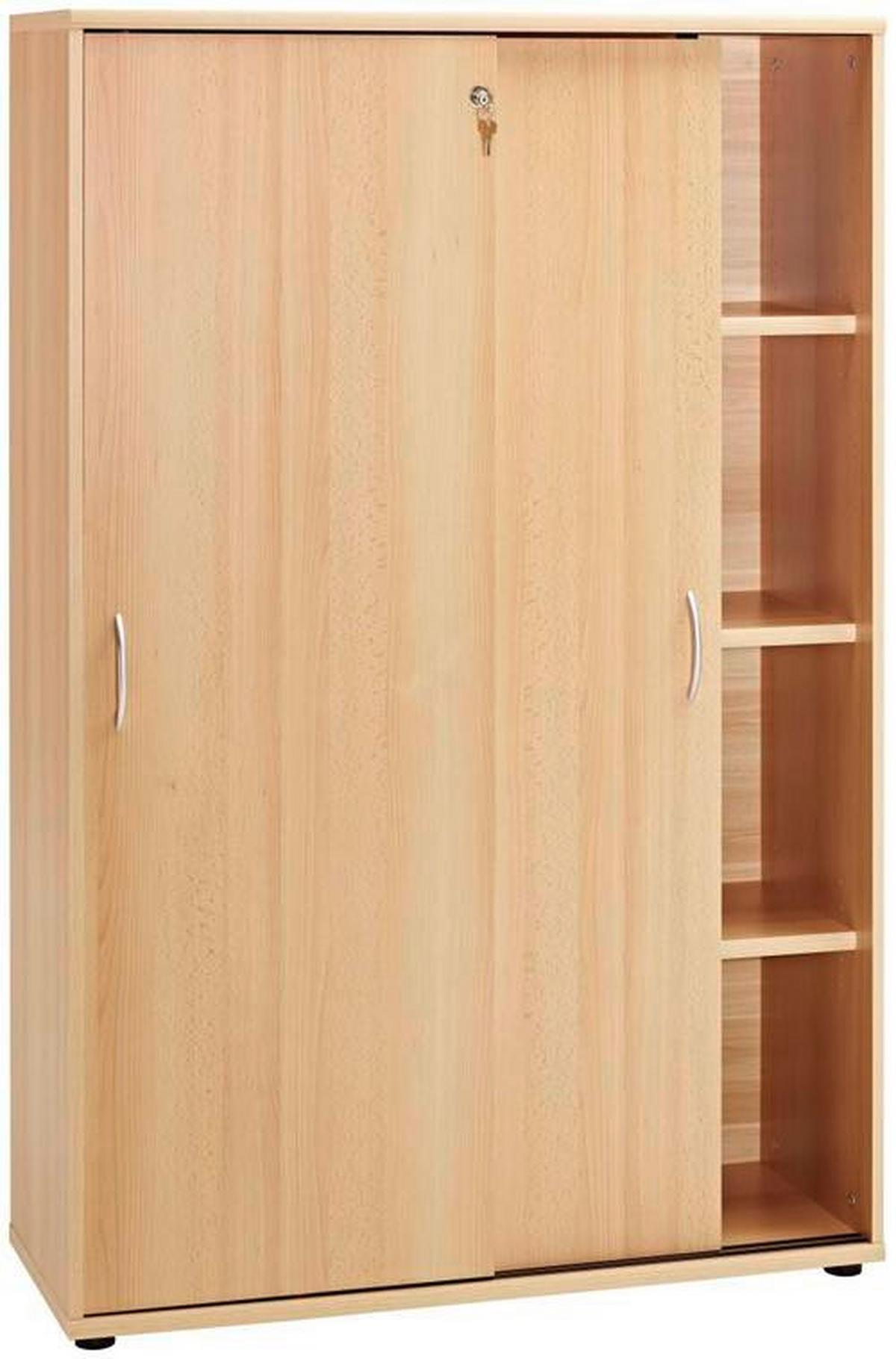 Aktenschrank Serie 4000 Buchefarbe - Buchefarben, Basics, Holzwerkstoff (100/152,8/39,5cm) - MID.YOU