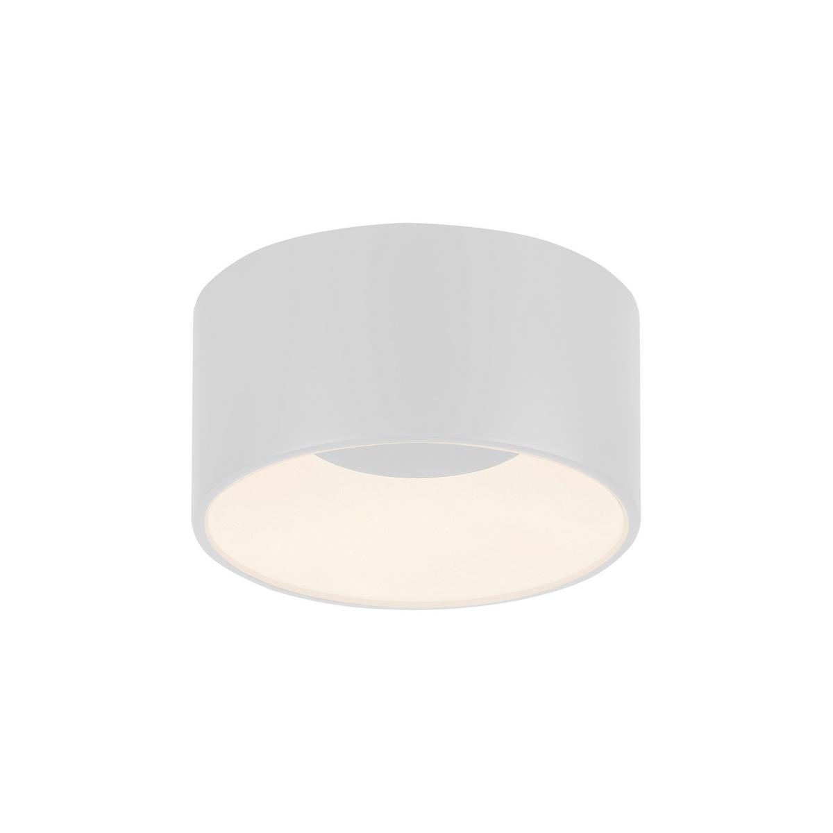 LED-Deckenleuchte Tanika Weiß max. 13 Watt - Weiß, MODERN, Kunststoff/Metall (16/16/8cm)