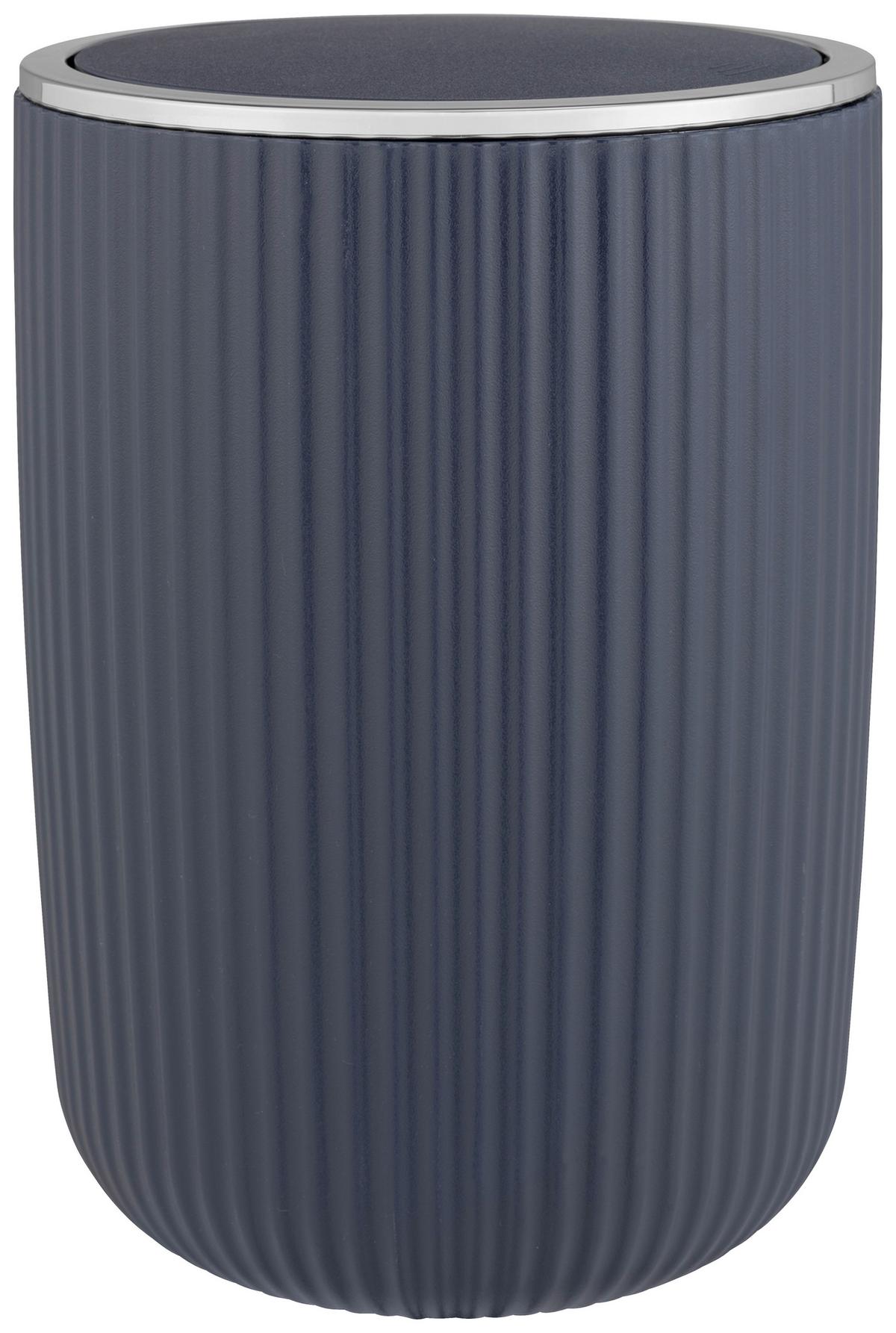 KOSMETYCZNY KOSZ NA ŚMIECI AGROPOLI - ciemnoniebieski, Basics, tworzywo sztuczne (19/27/19cm) - Wenko
