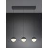 LED-HÄNGLAMPA SESTINE - svart, Modern, metall/plast (60/9/150cm) - Mömax