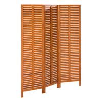 Paravent ca. 150x170 cm Eukalyptus - Naturfarben, KONVENTIONELL, Holz (150/170/1cm) - Gardenson