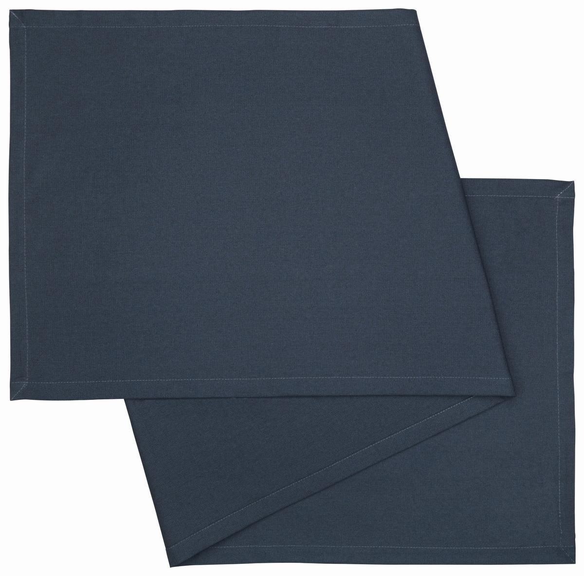 Tischläufer Steffi Uni Anthrazit ca. 45x150cm - Anthrazit, KONVENTIONELL, Textil (45/150cm) - Mömax