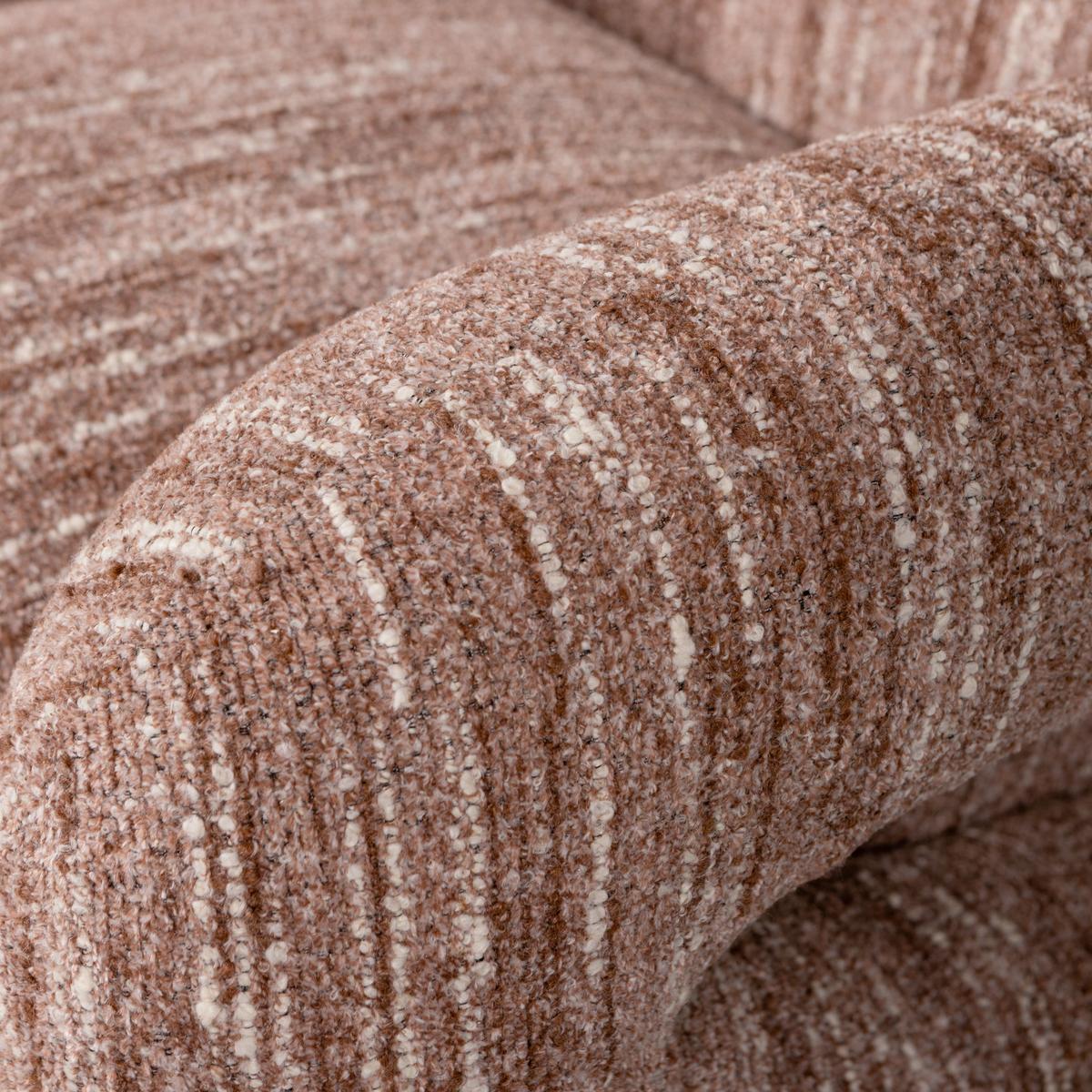 SESSEL Folke Altrosa B: 88cm - Altrosa/Schwarz, Design, Kunststoff/Textil (88/70/88cm) - Livetastic