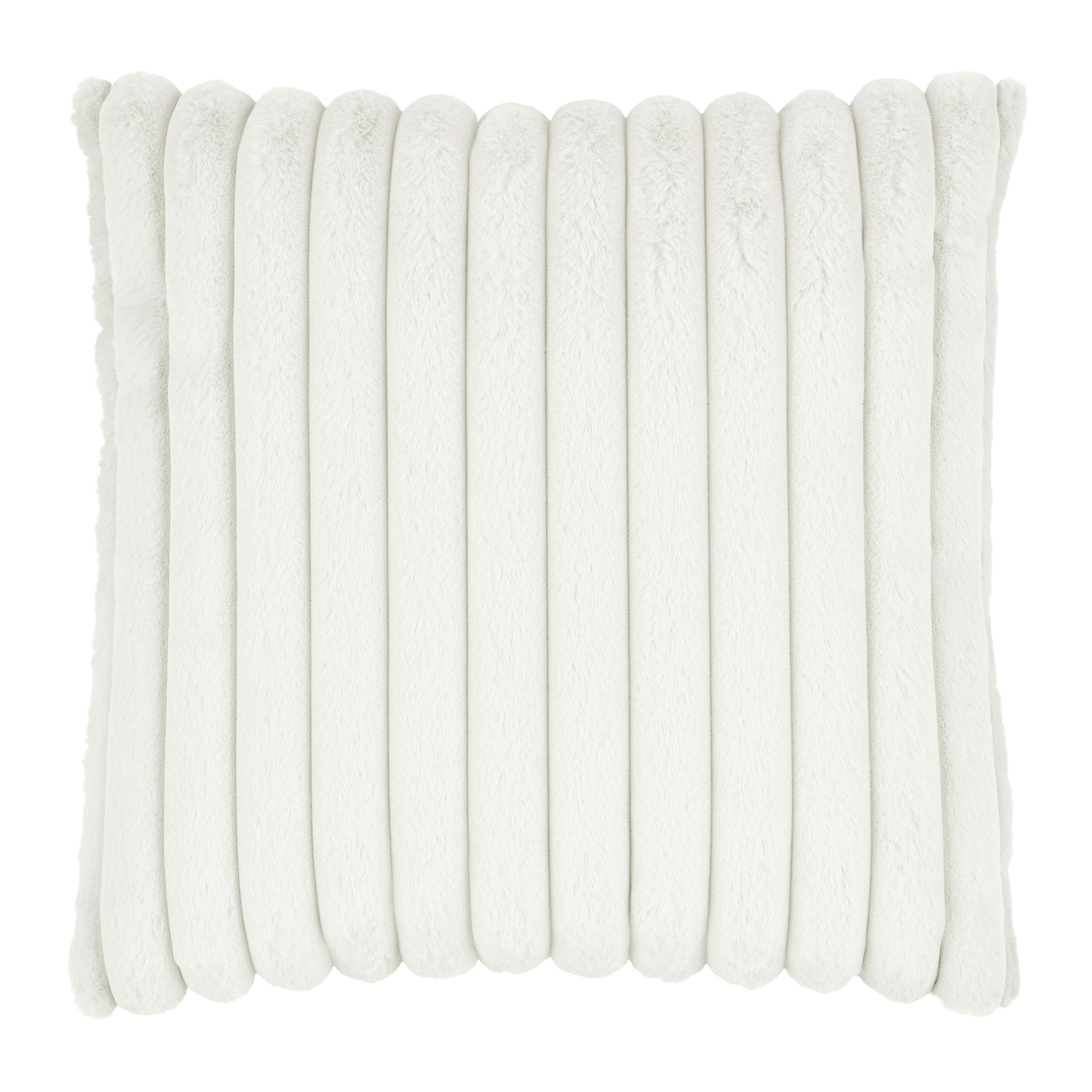 Fellkissen Maudi Naturfarben ca. 45x45cm - Naturfarben, Konventionell (45/45cm) - Mömax
