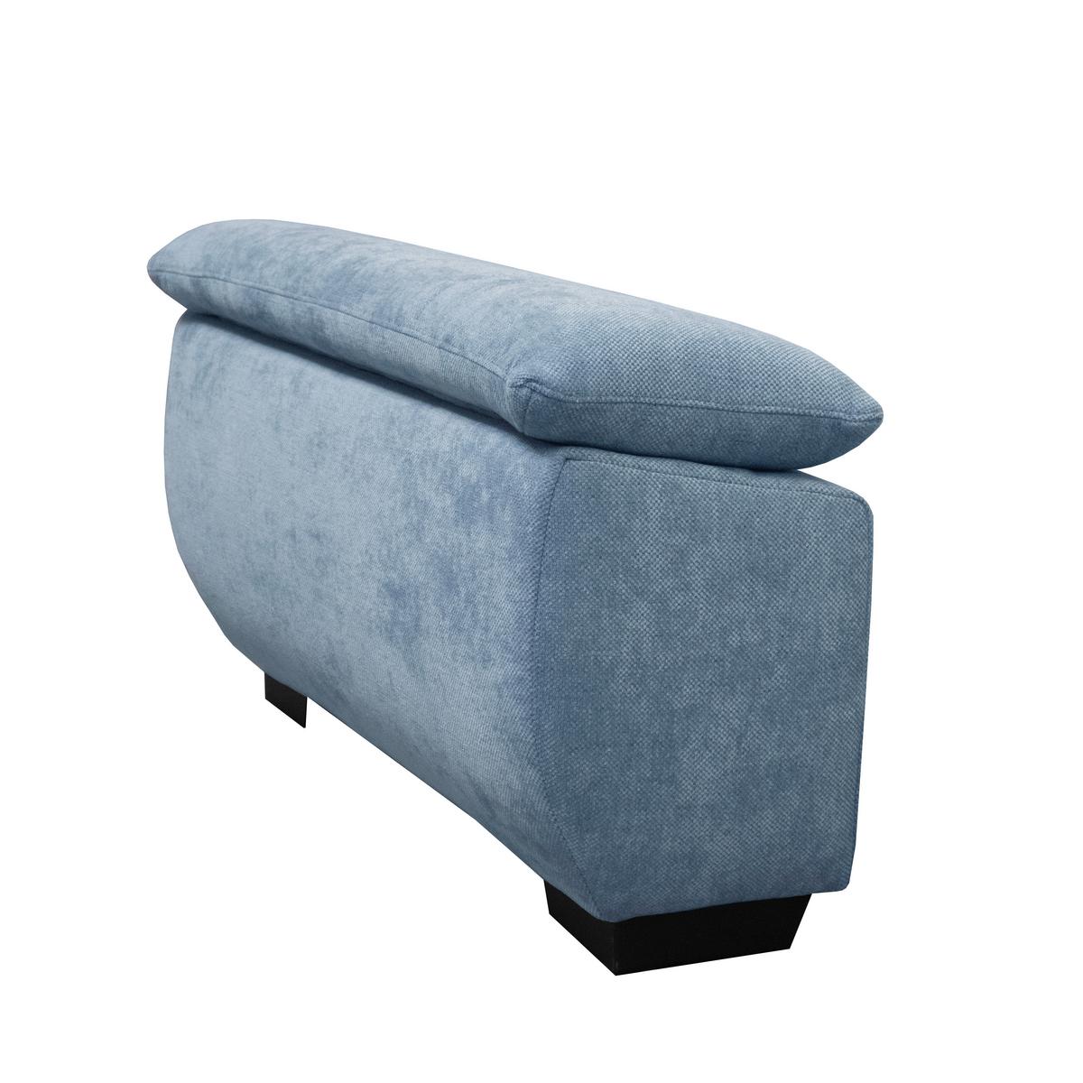 Kutna Garnitura Bellagio - plava/crna, Moderno, karton/drvni materijal (328/198cm) - Modern Living