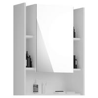 Spiegelschrank Venice ca. 60x77 cm Weiß - Weiß Hochglanz, MODERN, Glas/Holzwerkstoff (60/77/19cm) - MID.YOU