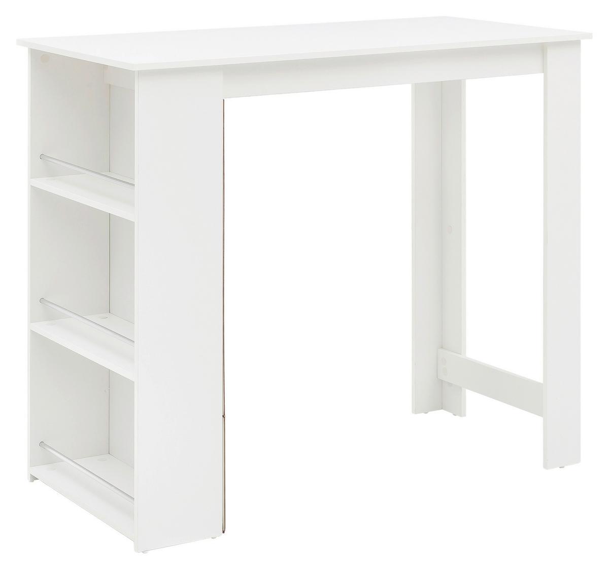 BARTISCH BARTISCH - Weiss, Basics, Holzwerkstoff (120/60/107,5cm) - MID.YOU