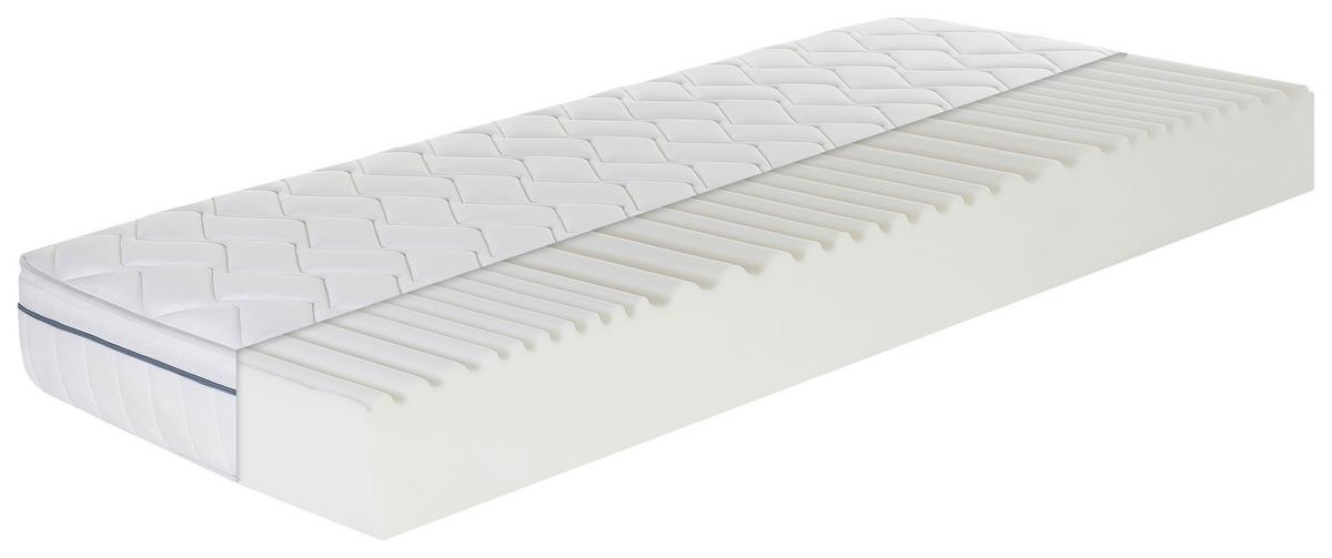 Kaltschaummatratze Air Wave ca. 80x200 cm - Weiß, Basics, Textil (80/200cm) - MID.YOU