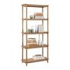 ÉTAGÈRE KAVOK -EXKLUSIV- - couleur frêne/couleur naturelle, Natur, matériau en bois/bois (80/170/35cm) - Premium Living