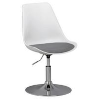 Mladinski Vrtljivi Stol Korsika - barve kroma/siva, Moderno, kovina/tekstil (46/88/46cm) - MID.YOU