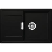 Spüle Mono-D 100, in Schwarz - Schwarz, MODERN, Stein (76,5/51cm) - Schock