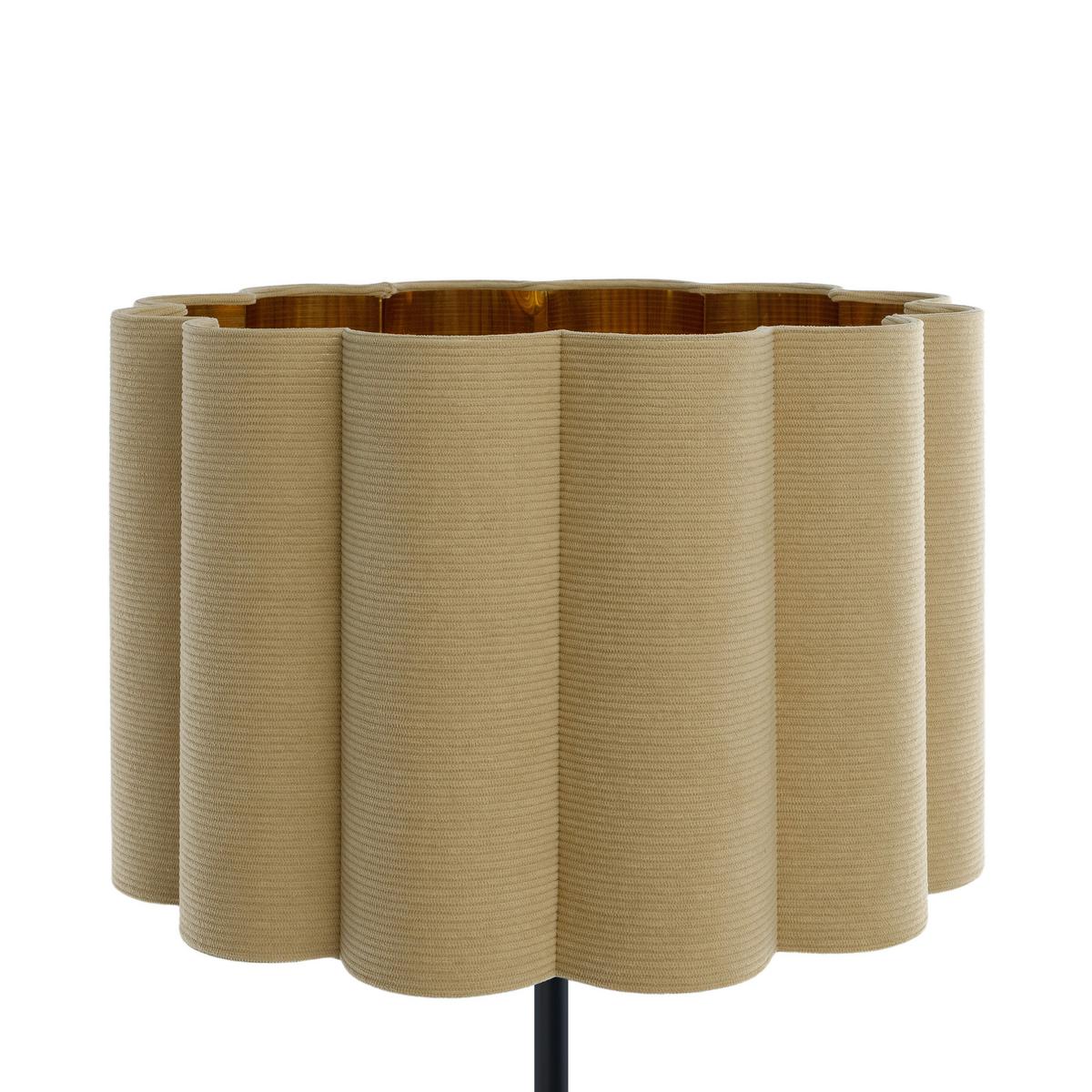 LAMPA STOJĄCA LUNA - beżowy/czarny, Trend, tworzywo sztuczne/metal (40/150cm) - Novel