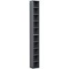 Regal Megosa S, Antracit - antracit, Design, leseni material (40/94/17cm) - MID.YOU
