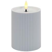 LED-Kerze Lioris Weiß max. 0.06 Watt - Weiß, Kunststoff (7,5/10cm) - Mömax