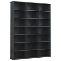 Regal Megosa M - Anthrazit, Design, Holzwerkstoff (105/136/19cm) - MID.YOU