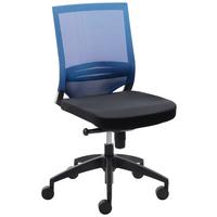 Drehstuhl My Optimax ca. 65x94-106cm Blau/Schwarz - Blau/Schwarz, MODERN, Holz/Kunststoff (65/94-106/60cm) - MID.YOU