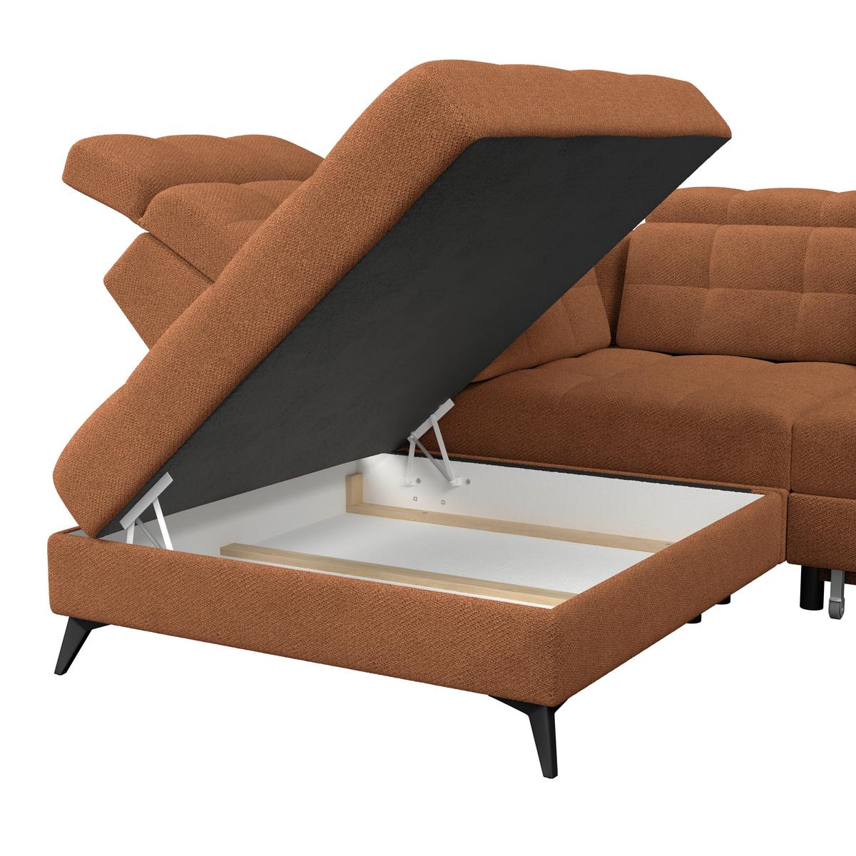 Coltar BARLETTA - teracotă, Romantik / Landhaus, textil (228/289cm) - Luca Bessoni