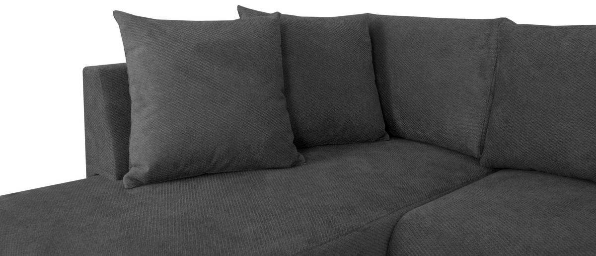 Canapea modulara VERONICE - albastru/antracit, Trend, textil (171/313/141cm) - Modern Living