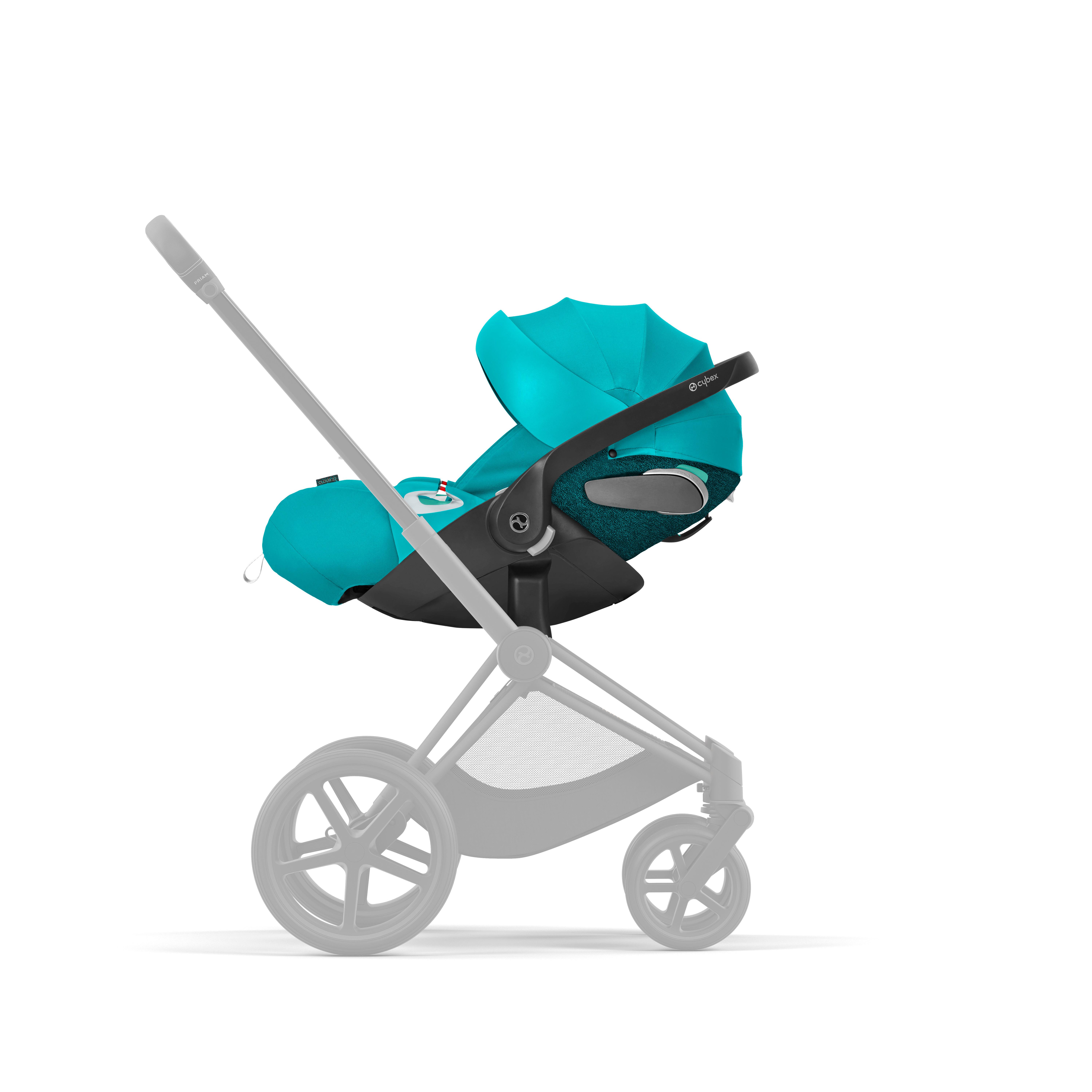 NOSIDEŁKO SAMOCHODOWE 522000660 CLOUD Z2 I-SIZE - turkusowy, Basics, tworzywo sztuczne/tkanina (64,5/44/60cm) - Cybex