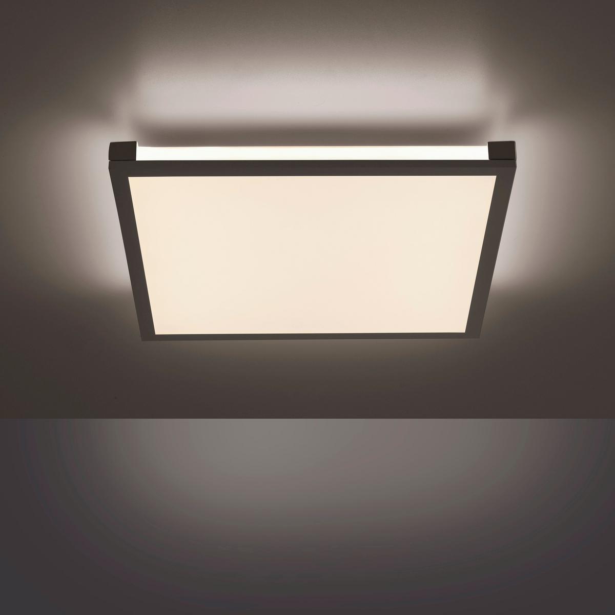 LED-Paneel Mario Schwarz max. 24 Watt - Schwarz, Basics, Kunststoff/Metall (45/45/7,1cm)