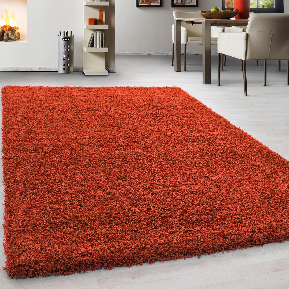 Preproga Z Visokim Florom Life, Terakota, 60x110cm - terakota, Konvencionalno, tekstil (60/110cm) - Novel