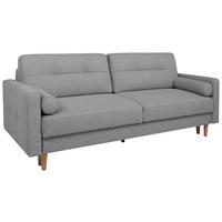 NORET Canapea extensibila - gri deschis, Konventionell, textil (222/93/99cm) - Modern Living