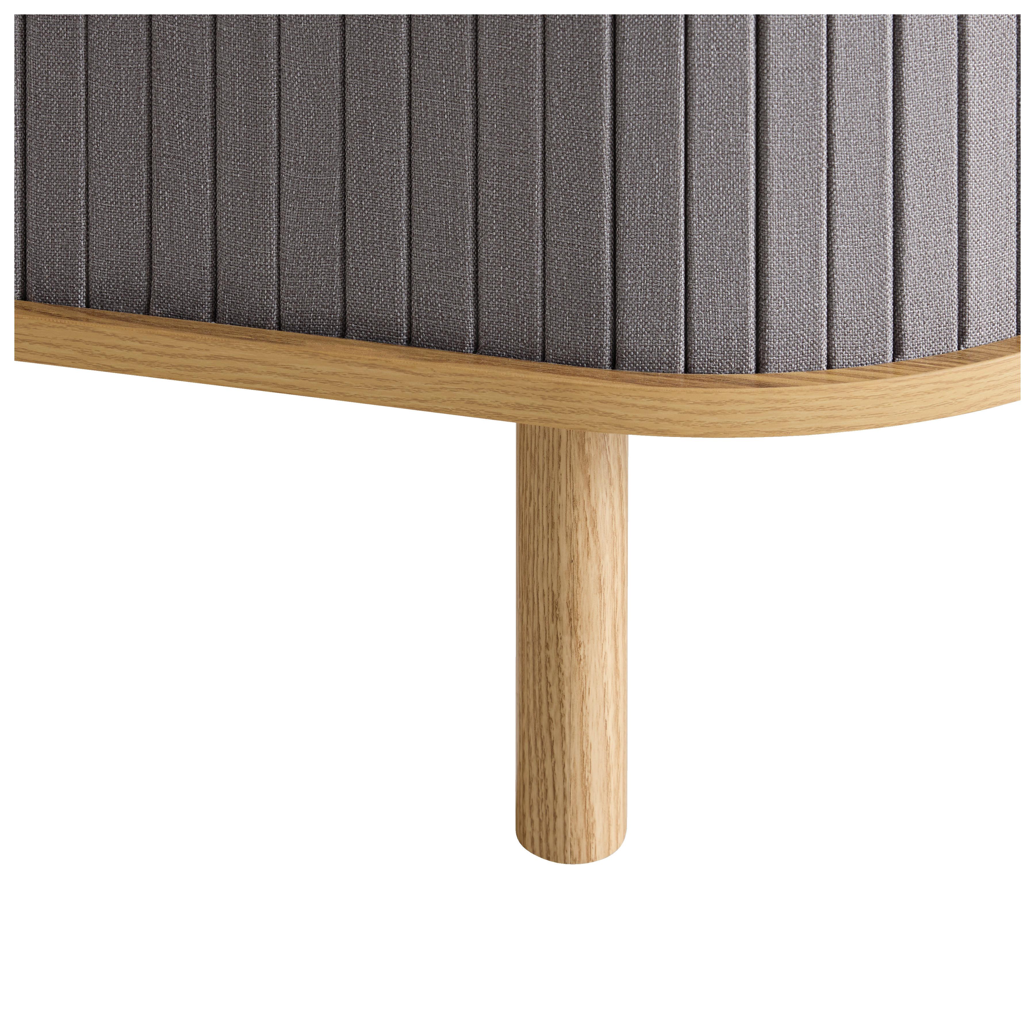 SIDEBOARD ARVID -EXKLUSIV- - grå/naturfärgad, Modern, trämaterial/trä (140/75/40cm) - Mömax