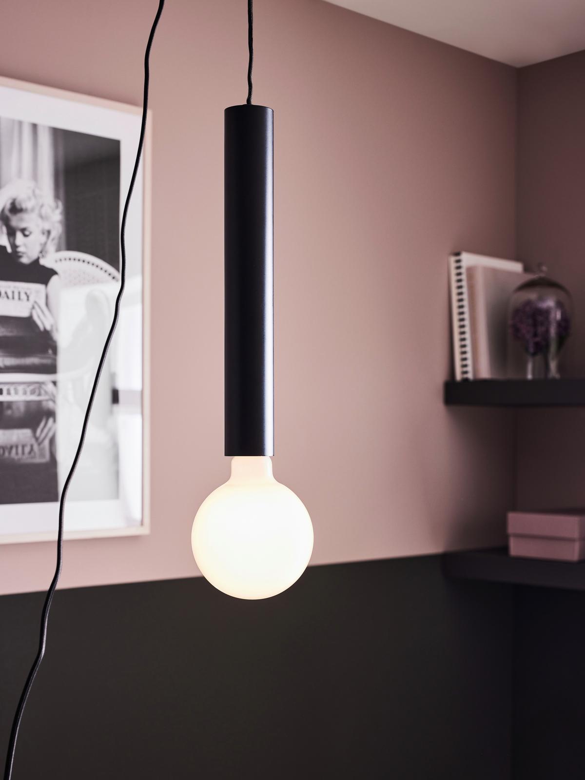 Hängeleuchte Sencillo Pendant max. 40 Watt - Schwarz, Basics, Metall (5/5/35,5cm) - Markslöjd
