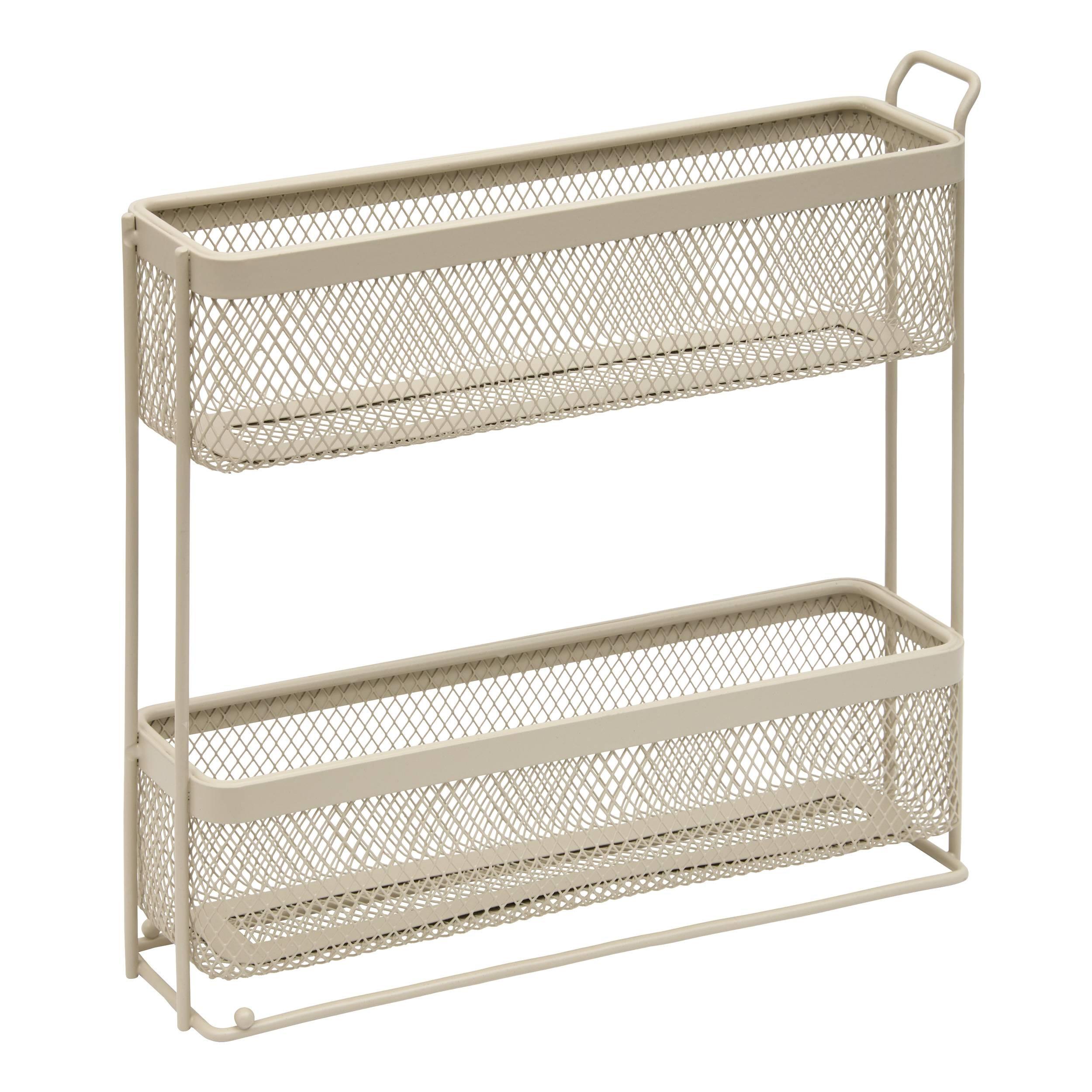 Etajeră condimente Spice - bej, Basics, metal (28,8/7,3/25,8cm)