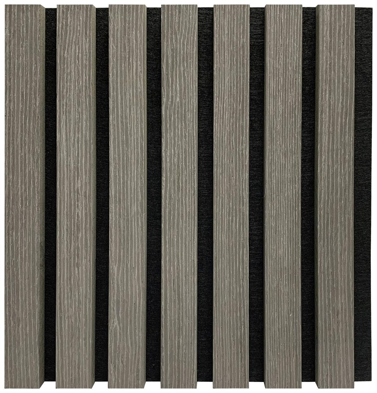 PANEL AKUSTYCZNY AKUSTIKPANEEL W. OAK - kolor dębowy/szary, Konventionell, tworzywo sztuczne/drewno (52/104/2,2cm)