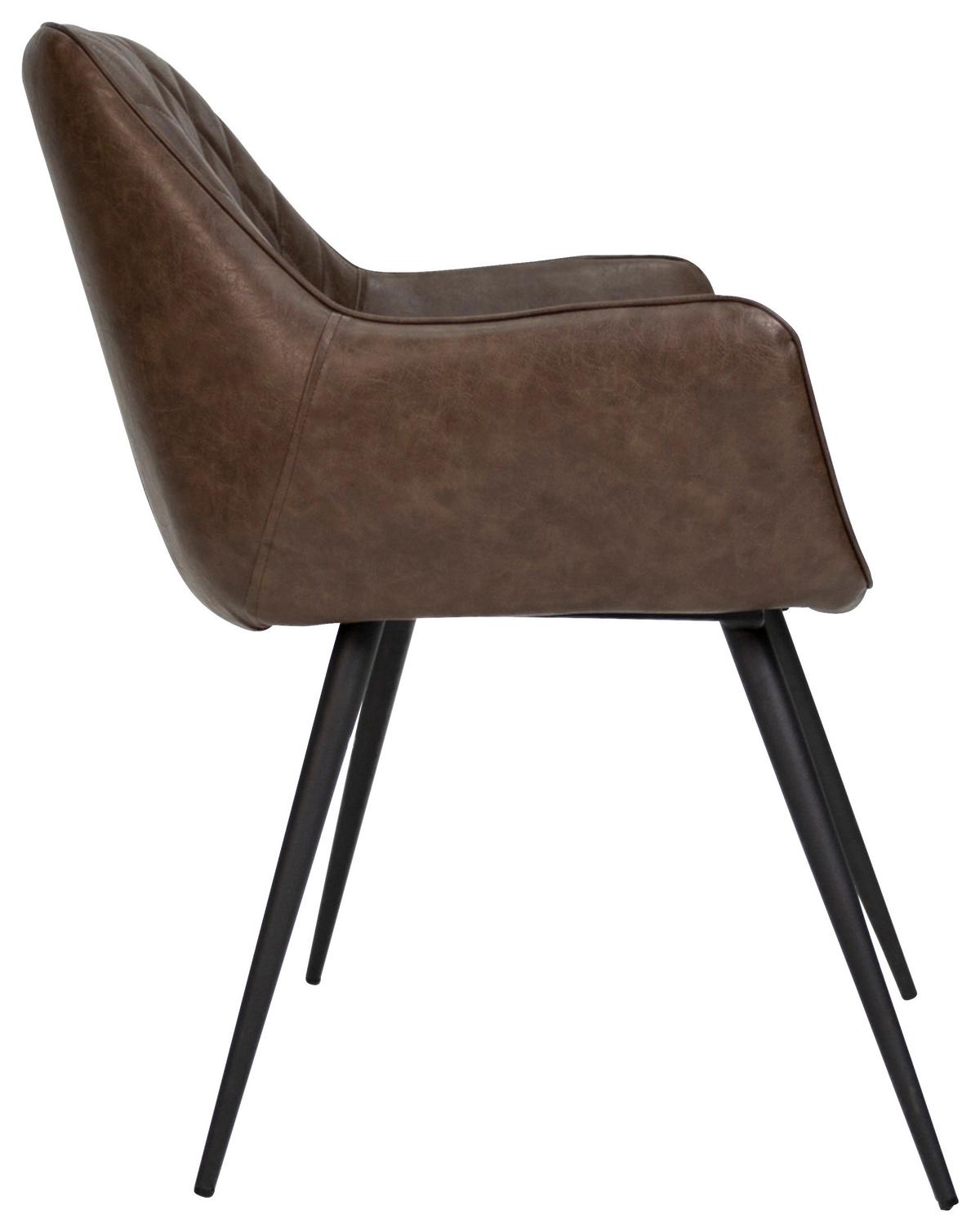 STUHL-SET COSE - Taupe/Schwarz, KONVENTIONELL, Textil/Metall (62/83/60cm) - MID.YOU