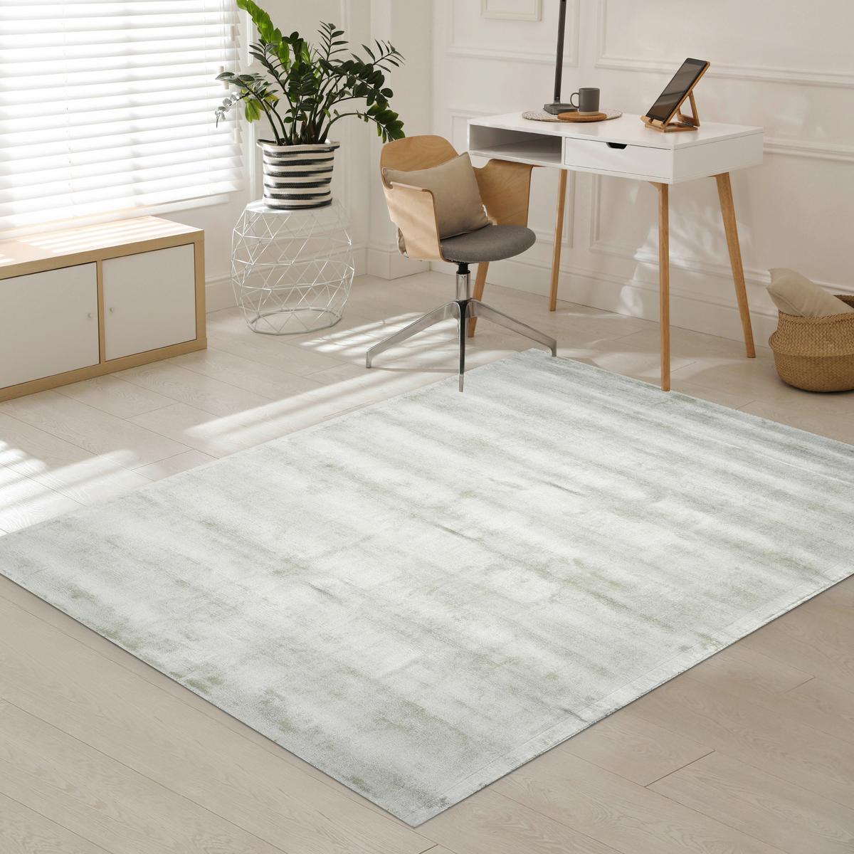 Teppich Berlin Salbeigrün ca. 195x300cm - Salbeigrün, Basics, Textil (195/300cm)