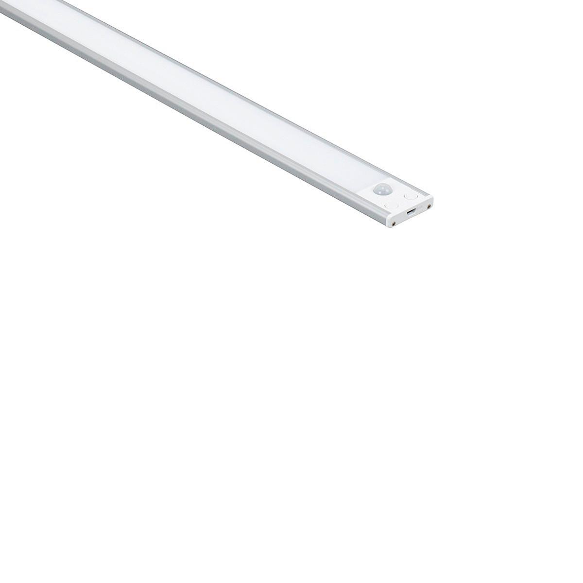 Pultmegvilágító Lámpa 40cm - szürke, fém (40cm)