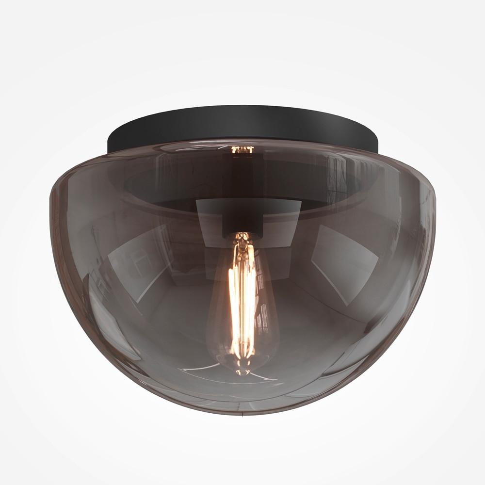 DECKENLEUCHTE GLASSY - Schwarz, Basics, Metall (31,5cm) - MAYTONI