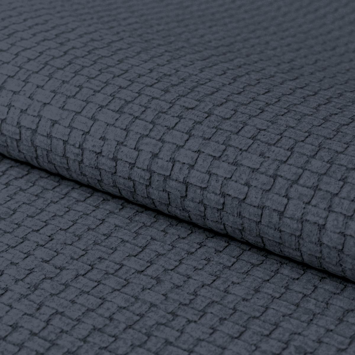 Kutna Garnitura Malaga - plava/crna, Konvencionalno, tekstil/drvo (203/286cm) - Ondega