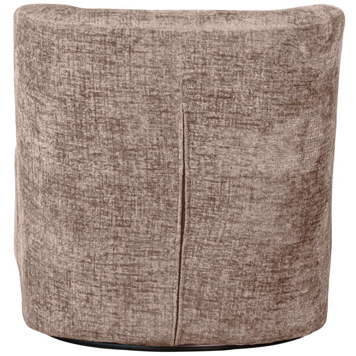 Cocktailsessel Atty Sandfarben - Sandfarben/Schwarz, Design, Kunststoff/Textil (74/75/65cm) - Livetastic
