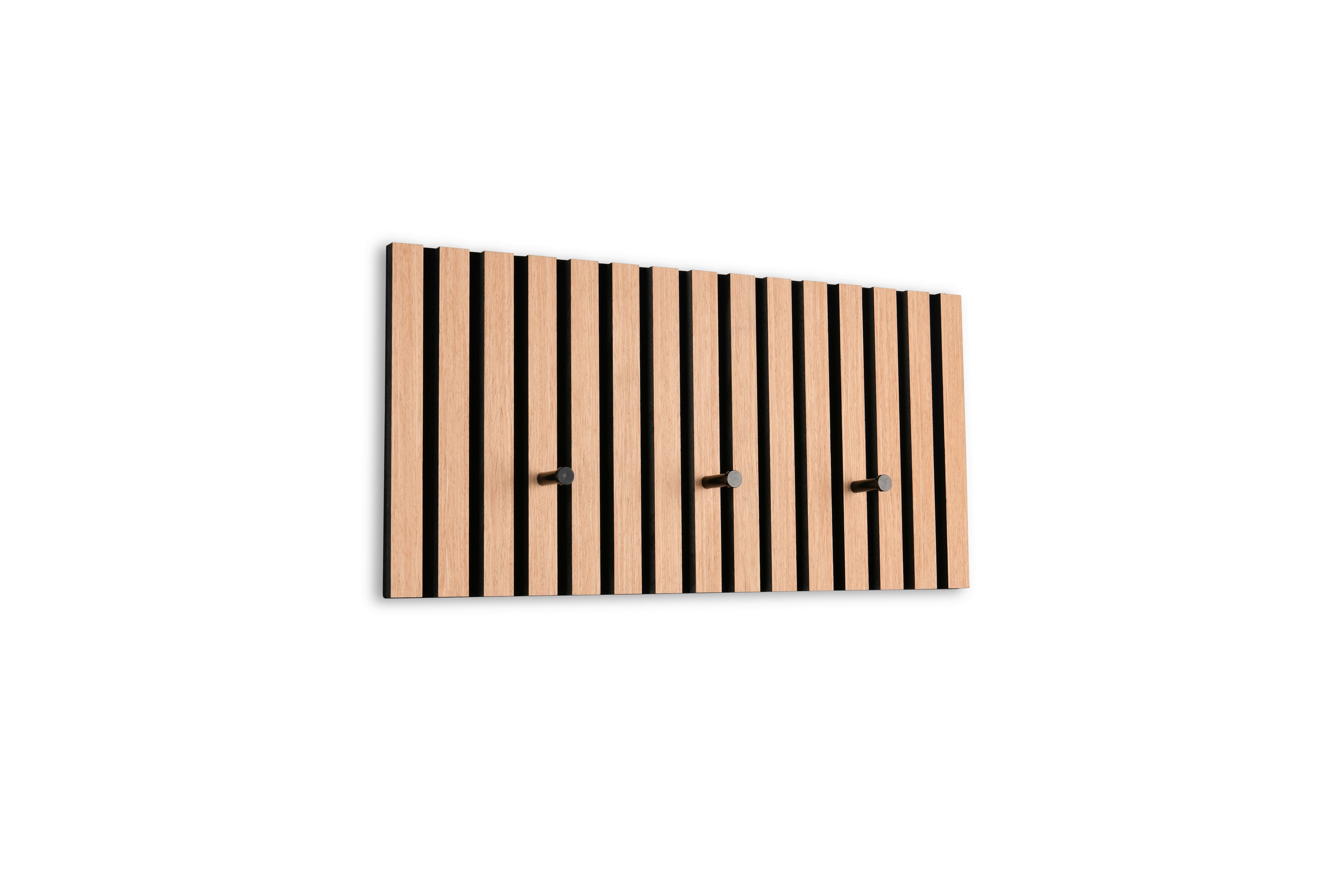 Garderobenleiste Grace Eiche Artisan - Eiche Artisan, MODERN, Holzwerkstoff/Textil (60/30/7cm) - Mömax