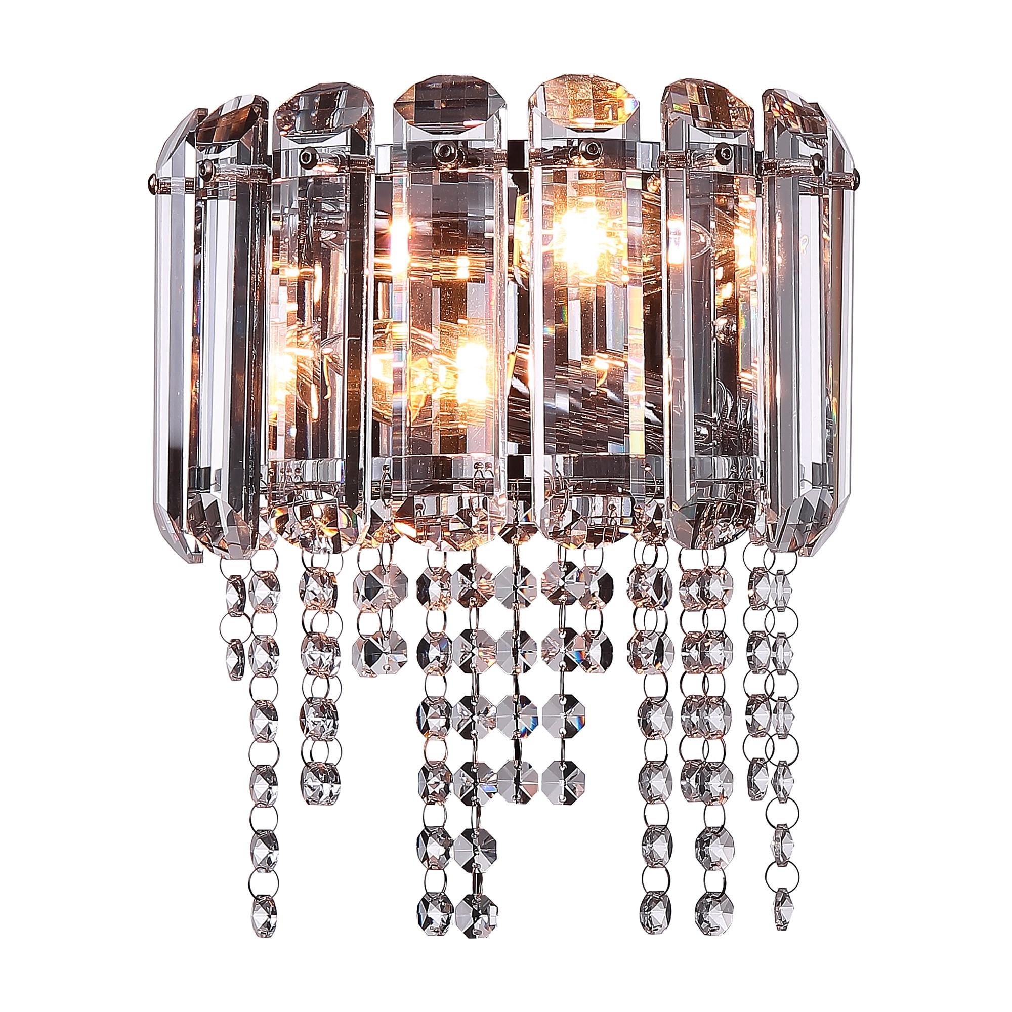 WANDLEUCHTE HAIL - Chromfarben, Trend, Metall (26/23,5/12,5cm) - MAYTONI