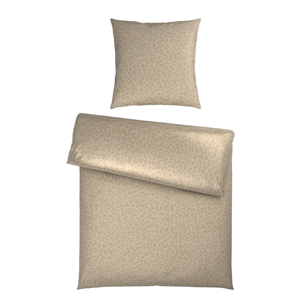 Bettwäsche Animal Beige ca. 135x200cm - Beige, KONVENTIONELL, Textil (135/200cm) - Mömax