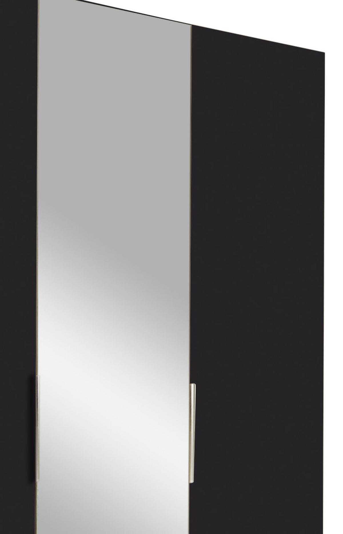 DULAP USI ROTATIVE LEVEL 36A - argintiu/culoare lemn stejar, Modern, sticlă/material pe bază de lemn (150/216/58cm) - Modern Living
