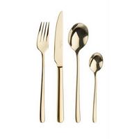 Jedilni Pribor Sky Treasure, 16-Delni - barve medu, Basics, kovina - Pintinox